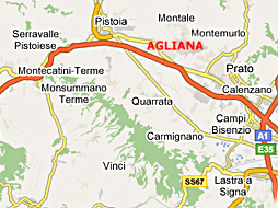 Mappa Agliana